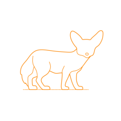 Animals Vulpini Fennec Fox Tracing Svg Vector, Free Vectors File